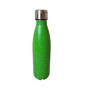 Green Speckled Stainless Steel Insulated Water Bottle